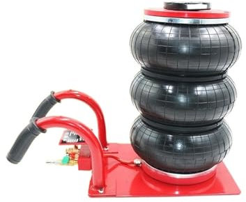 Handgehaltener 3-Tonnen-Pneumatik-Wagenheber, Hand-End-Airbag, verdickter Traktor-Wagenheber Schnelles Anheben, spart Zeit und Mühe (Color : Rood, Size : 0)