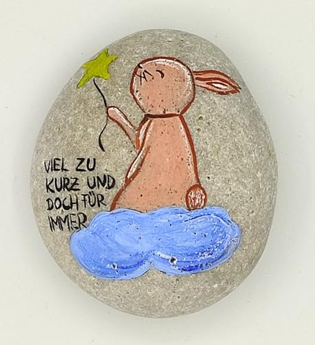 Personalisierbare Grabdeko individuell anpassbarer Gedenkstein als Andenken oder Grabgesteck mit Universum Motiv (Stein ohne Handskulptur)