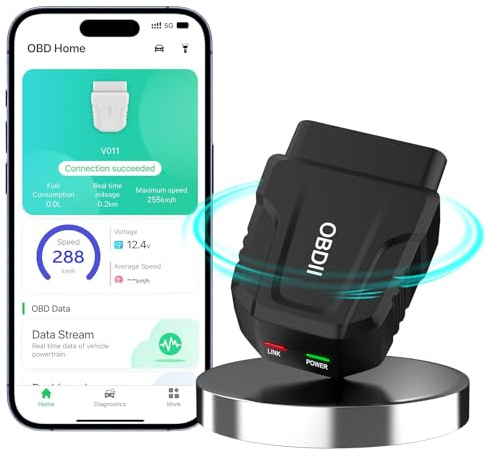 RICOKEY OBD2 Diagnosegerät Bluetooth 5.4 Adapter für iOS Android Windows