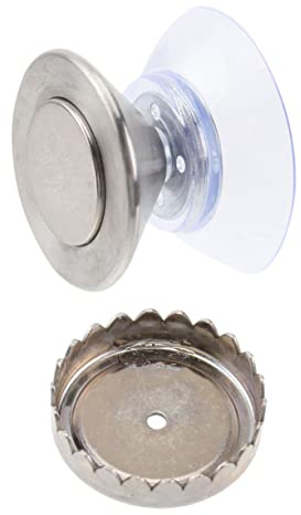 IMIKEYA 1 portasapone magnetico per bagno portasapone da parete senza forature, organizer per sapone pratico e resistente, design compatto e spazio per doccia e cucina