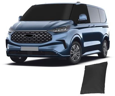 luolety Frontscheibenabdeckung für Ford Transit Custom 2012–2022, 600D Verdunkelung, wasserdicht, Frontscheibe, Sonnenschutz, Windschutzscheibenabdeckung
