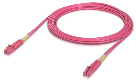 Ubiquiti OM4 Duplex LC UPC Fiber Patch Cable 5M