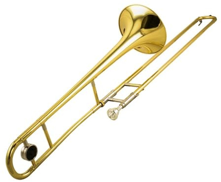 Anfängerposaune Professionelles Alt B Posaune Instrument Goldfarben Lackiert