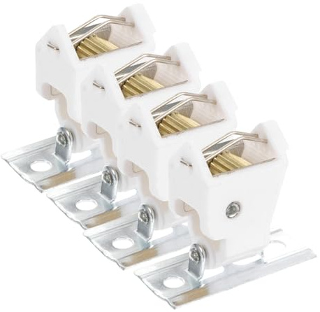 TOYANDONA 4 Sätze Bambus Vorhang Schnur Stopper Kunststoff Fixierer für Römische Jalousien Stabile Gardinenhalter Zubehör für Fensterrollos Einfach zu Montieren Langlebig und Praktisch