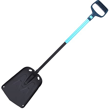 RASTKY Pelle à Neige Pliante Multifonctionnelle en Alliage D'aluminium, Outil Portable de Randonnée, Pelle à Boue Robuste pour la Conduite