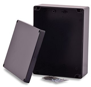 BOXEXPERT Contenitore in plastica Serie Elbe 200x150x75mm IP 65 grigio RAL7015 Quadro elettrico Scatola di distribuzione