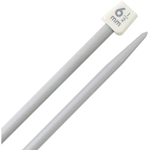 2 x 35cm Long Plastic Knitting Needles Single Pointed Needles 5mm, 5.5mm, 6mm, 6.5mm, 7mm, 7.5mm, 8mm, 9mm & 10mm (2 x 6.5mm)