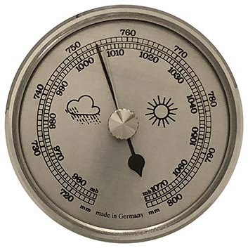 Barometer Einbau-Wetterinstrument (Silber)
