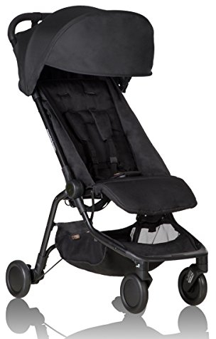 Ausstellungsstück Mountain Buggy Nano V3 (2020+) Kinderwagen in der Farbe black inkl. Reisetasche