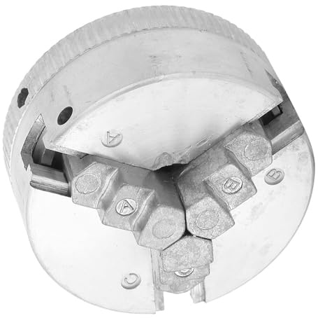 Portabrocas de 3 mordazas, Z011 Aleación de zinc Abrazadera de portabrocas de 3 mordazas Accesorios de pieza de perforación de torno auntrante para mini torno de metal