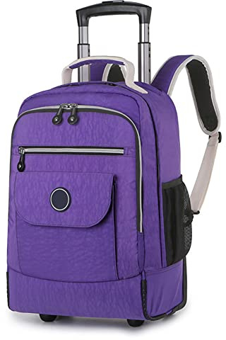 CONSIELI Trolley Rucksack mit Rollen Kinder Schulranzen Rucksäcke Multifunktionaler Schultrolley Schultaschen für Im Freien Reisen