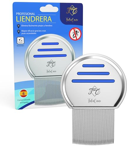 Lendrera Professional TALACANO Pettine antipidocchi - pidocco - Elimina pidocchi e uova - Antipidocchi