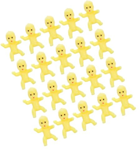 Alasum 20pcs Mini Plastic Boy Girl for Shower Party Decorations Unique Poses Fun Toys