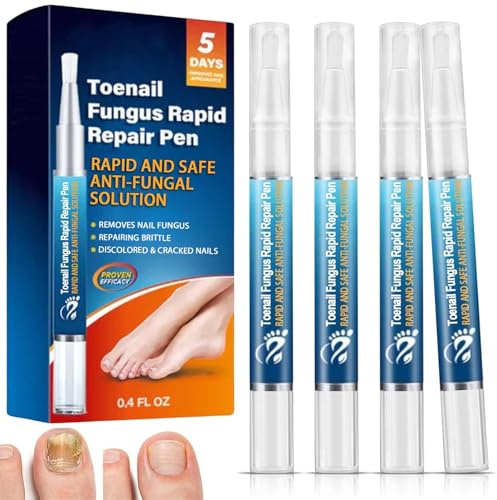 Nail Care Pens for Toenails and Fingernails, 4Pcs Nail Care Oil Pens, Toe Nail Essence, Nail Strengthener Serum