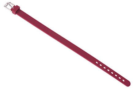 Toyvian Braccialetto in Silicone Solido Ragazzo Ragazza Braccialetti Ragazza Regalo Festa Con Fascia Flessibile e Resistente Colore Rosso Scuro Accessorio Per Gadget Compleanni