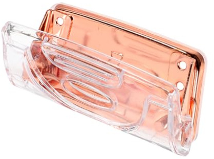 Gadpiparty Transparenter Roségold Bürolocher Multifunktions Papierlocher mit Ergonomischem Griff Tragbar für Unterwegs Bürobedarf für Selbstgemacht und Planer