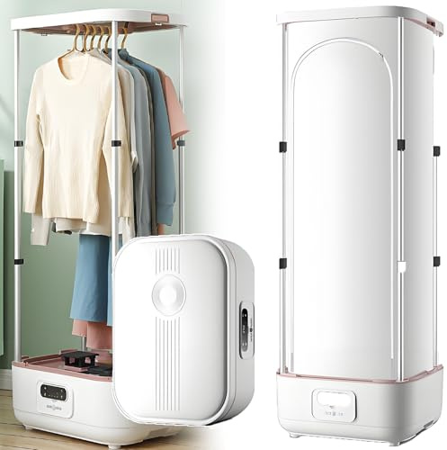 Collapsible 2-In-1 Steam Drying Machine: 900w Turbo Steam For Emergency Quick Drying, Store 10kg Clothes, Eliminate Odors & Wrinkles, Save 80% Time
