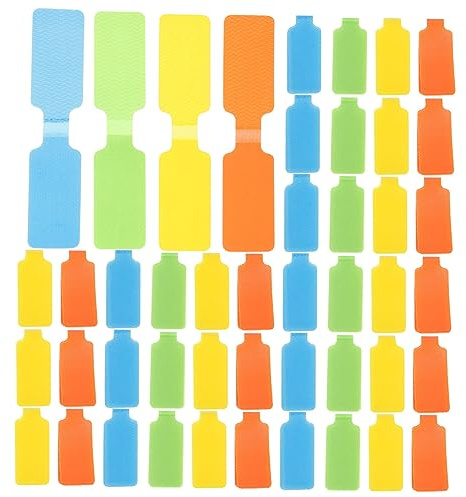 MERRYHAPY 50 piezas Etiquetas de Cables Reutilizables Nylon con Gancho y Bucle para Identificación y Organización de Cables Eléctricos y Cargadores Oficina y Hogar