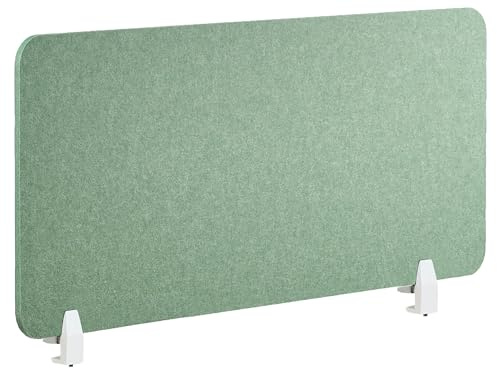Schreibtisch Trennwand Akustik Polster grün 120 x 50 cm Schallschutz Split
