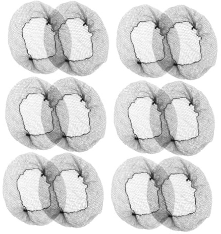 ELAYARD 300 Stück Teiliges Elastisches Haarnetz für Damen Unsichtbares Nylon mesh Dehnbar und Sicherer Halt für Ballett Gastronomie und Professionelle Hochsteckfrisuren