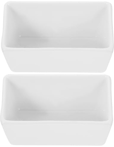 SAFIGLE 2 piezas Contenedor de Azúcar y Lechera de Cerámica para Hogar Plato para Puré de Patatas Diseño Estable y Seguro para Uso Diario