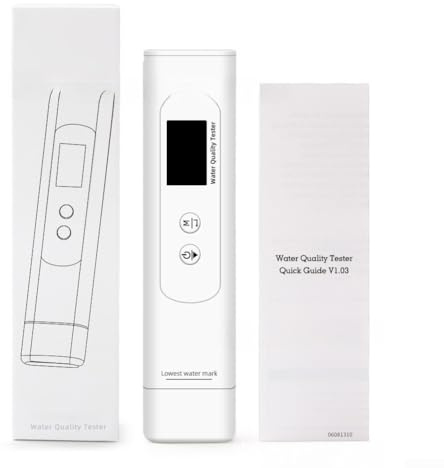 Desiumite Stylo de test d'eau 6 en 1 pour mesure de conductivité et de température TOCCODUV avec sortie de données rapide et stable pour l'analyse de l'eau
