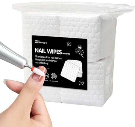 Toallitas removedoras de uñas, almohadillas suaves no tejidas, hojas de limpieza de uñas fáciles de usar, accesorios de manicura y pedicura, juego de cuidado de belleza resistente con estilo compacto