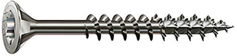 spax 4197000300162 16mm Material Schrauben (Schrauben, Edelstahl, Holz, Flachkopf, TORX, Edelstahl)
