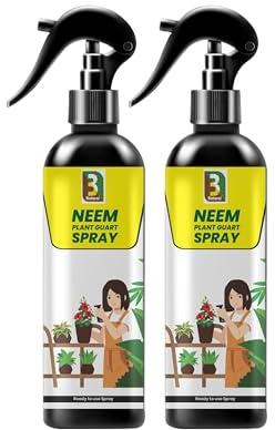 B natural Organic Cold Pressed ,Pure Neem Oil for Spray on Plants & Garden 200 ml with Free Measuring Cup (Water Soluble)