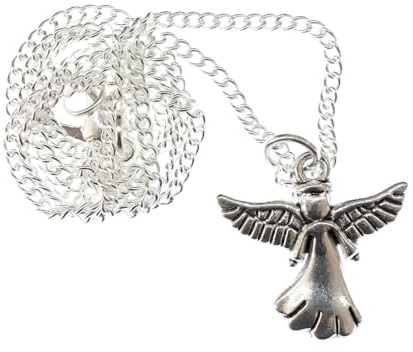 Miniblings ängel halsband 45 cm hänge skyddsängel änglar helgons patroner