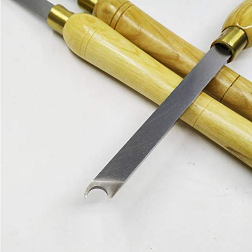 SXYKXYDL Herramientas para tornear Madera, Herramientas de Torno de carburo, cinceles para Torno con Mangos de Agarre cómodos, Herramientas de Torno para Aficionados al Bricolaje y Manualidades