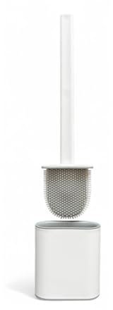 Brosse WC en silicone nettoyante pour salle de bain Accessoires de salle de bain Ecoaliti