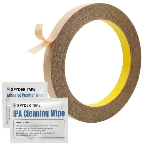 300LSE Double Sided Tape 10mm x 10m – Ultra-Strong Adhesive for Low Surface Energy Plastics – Bonds Polypropylene, Polyethylene, HDPE, Powder Coat & Difficult Surfaces – Industrial Strength