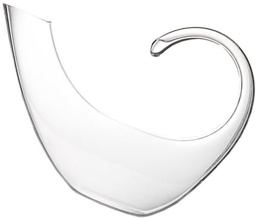 Alipis Decanter Di Vetro Per Vino Rosso 1500 Ml Brocca Elegante Distributore Di Vino e Whisky Brocca Per Liquori Per Uso Domestico e Decorazione Cucina