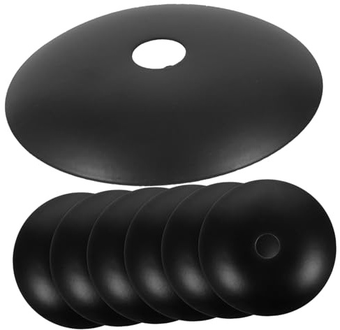 iplusmile Baldacchino Del Soffitto 60 Mm in Metallo Antiruggine, Piastra Di Illuminazione a Soffitto Vintage Per Lampadari Sospesi, Kit 6 Pezzi Per Decorazione Interni Bar, Ristorante e Corridoio