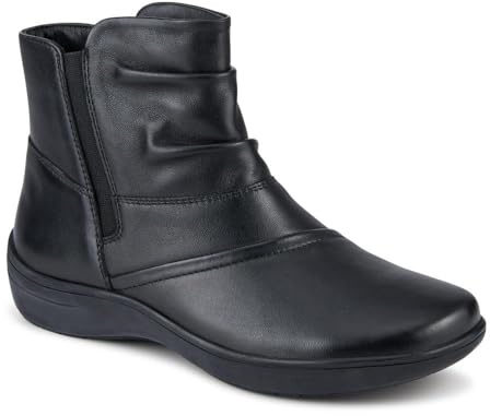 Pavers Womens Wide Fit Leather Ankle Boots | Autumn Winter Collection | Boot | Block