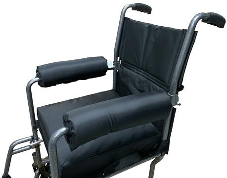Gar Medical Cojines Posicionadores de Brazos Silla de Ruedas- Mantiene posición Correcta y Confortable Son Transpirables e Impermeables- Cojín Ortopedico Silla de Ruedas