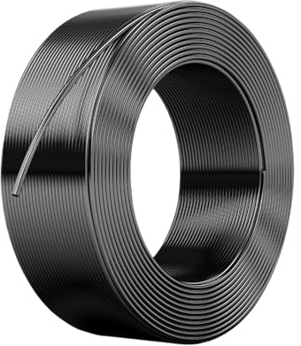 Frfik Filo per Bonsai in Alluminio – Spessore 1,5 mm, Rotolo da 110 m | Filo da Giardino per Tronco di Bonsai, Ghirlande, Corone, Tralicci, Fiori, Terrazza, Prato, Principianti e Amanti del Giardino