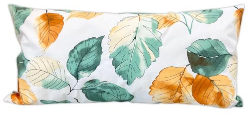Kissenbezug 40x80 cm - Kopfkissenbezug 100% Baumwolle, Kissenhülle mit Reißverschluss, ideal zum Schlafen und Dekokissen, weich & atmungsaktiv, ohne Füllung, pflegeleicht, Viele Bunte Muster