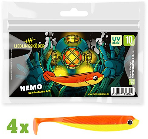 4 Lieblingsköder Gummifische zum Zanderangeln mit Gummifisch 10 cm