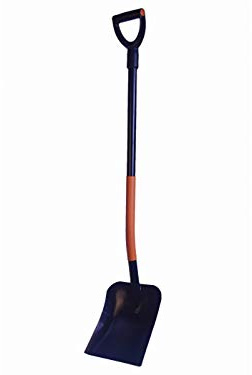 TOP TOOLS Profi Schaufel Spaten Schippe Gartenschaufel Metallgriff Metallsteil D-Griff
