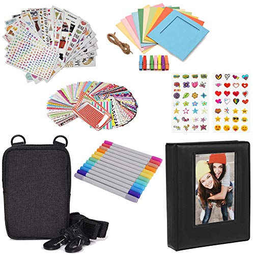 Zink Zubehör-Set für sofortiges Drucken mit Fotoalbum, Etui, Aufklebern, Markern