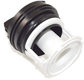 Ufixt Washing Machine Drain Pump Fluff Filter Cap Compatible with Siemens Bosch Balay WM12Q360 WM14E460 00614351 Replacement Spare Part