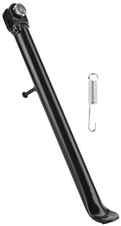Motorcycle Stand, Steel Alloy Motorbike Foot Side Support Stand Dirt Bike Side Kickstand 12in Stand with Spring for SDG SSR Dirt Pit Bike other other