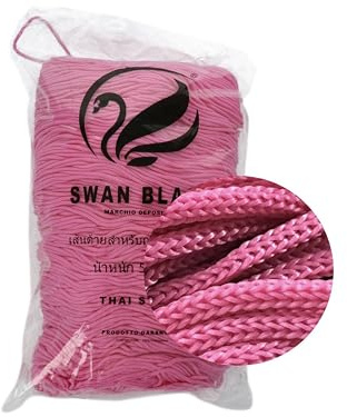 cordini swan black, 500g e assortimento accessori per borse (orchidea)