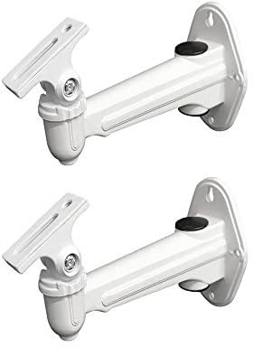 Tiardey 2 uds Soporte de cámara de Montaje en Pared Ajustable de Aluminio Universal Soporte de cámara Soporte de cámara de Montaje en Pared Soporte de Sistema de vigilancia para el hogar