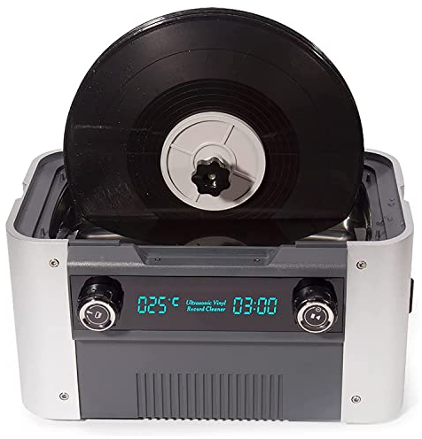 Professional Ultrasonic Cleaning Machine, Vinyl Record Cleaning System, CS6 High Frequency Auto Spin Drying Ultrasonic Vinyl Record Cleaner to Clean Professionally and Restore Your Records CS6.1pro