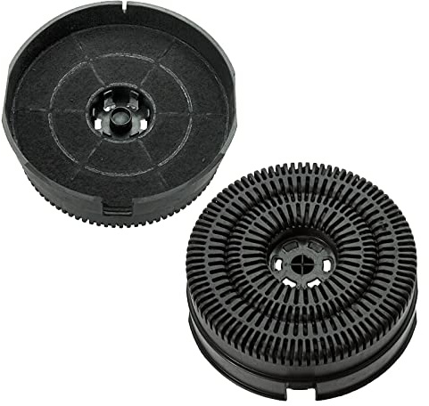 SPARES2GO Carbon Filter for Elica ERA-STD-80 ERA GR ELITE 14 LUX GRIX/A/60 Cooker Hood Extractor (Pack of 2)