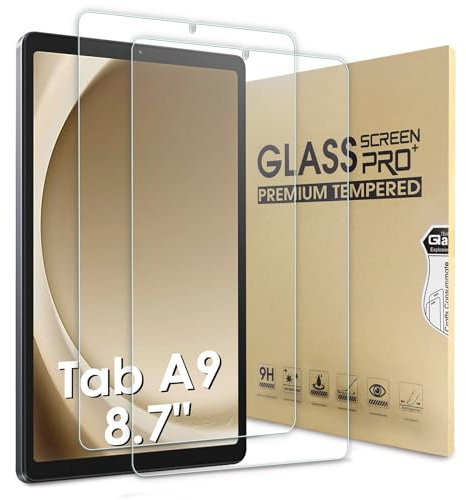 Bighan 2 Pack Screen Protector Compatible with Samsung Galaxy Tab A9 8.7/Galaxy Tab A11 2025 8.7, 9H Hardness Tempered Glass Film Clear Anti-Bubble Full Coverage foil