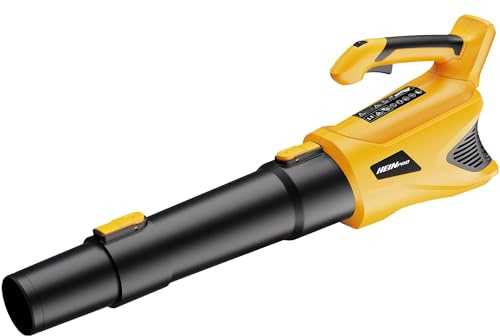 HEINPRO Cordless Leaf Blower Compatible with Dewalt 20V Max Battery, 500CFM/150MPH Electric Leaf Blower Cordless, 5 Speed Modes, Battery Powered Blowers for Lawn Care, Yard (Tool Only)